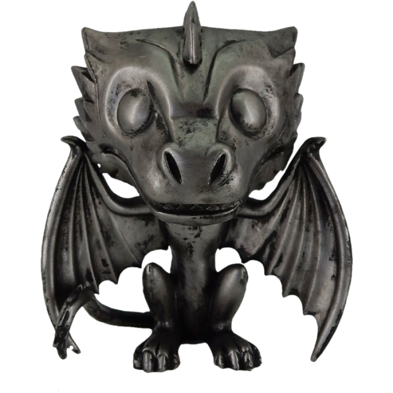 A Game of Thrones Drogon Iron 10th Anniversary Pop Vinyl Figure